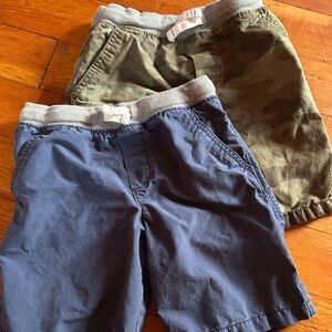 Kids Camouflage and Blue Carters Shorts Set